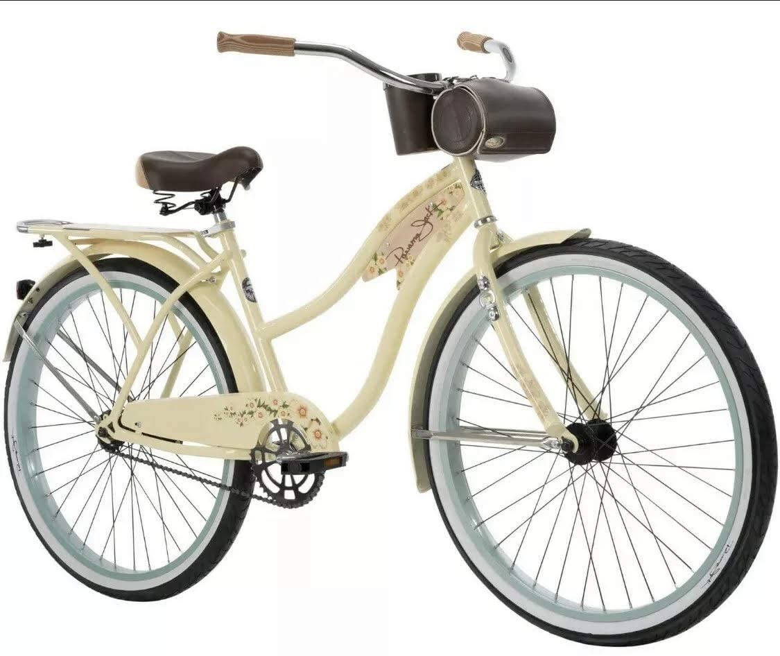 Yellow women's store huffy beach cruiser