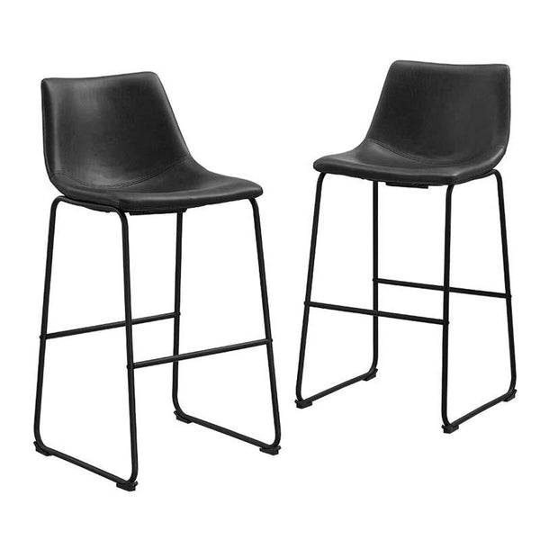 Walker Edison Bar Stools - Set of 2 - Black