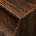 Lisa 2 Drawer Nightstand with USB - Set of 1 - Dark Walnut