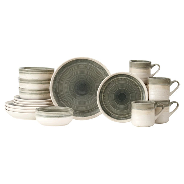 Baum Harden 16-piece Dinnerware Set  for 4 - Gray