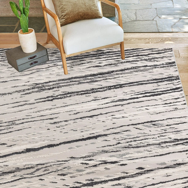 Brio Area Rug Collection, Genoa Gray 7 x 10 (240 cm x 305 cm)