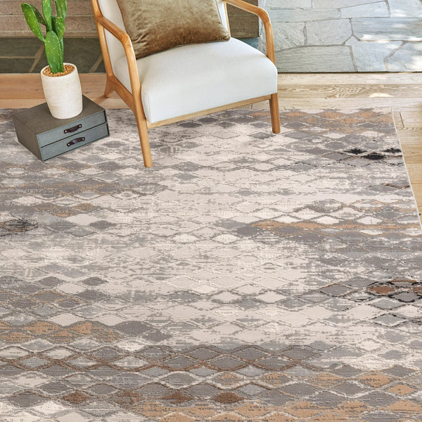 Brio Area Rug , Matera Gray  7ft 10 in x 10ft  (240 cm x 300 cm)