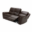 Carey Leather Power Reclining Sofa with Power Headrests