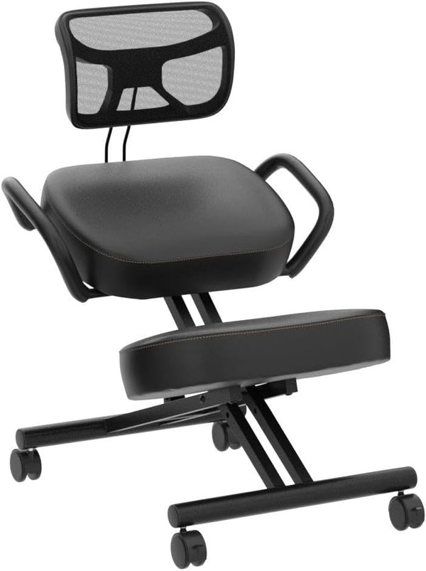 DRAGONN by VIVO Ergonomic Kneeling Chair with Back Support