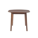 Damsel Mid-Century Extension Dining Table -  Walnut