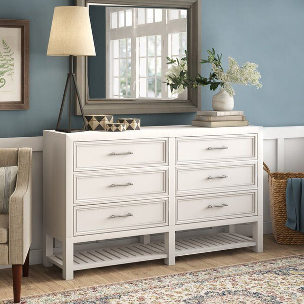 Elosie 6 Drawer Double Dresser