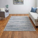 Feizy Jewel Rug Blue - Gray 6'6