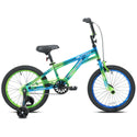 Genesis 18 Inch Glitch  BMX Bike, Blue-Green