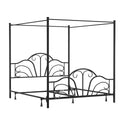 Hillsdale Furniture Dover Black King Canopy Bed