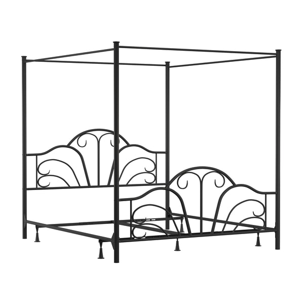 Hillsdale Furniture Dover Black King Canopy Bed