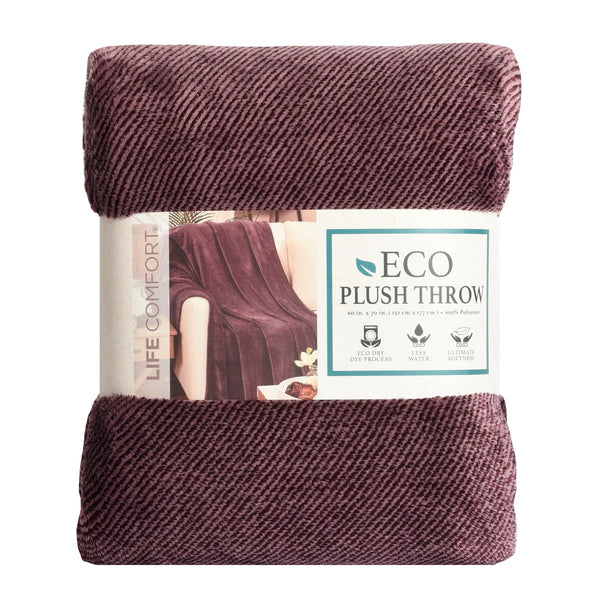 Life Comfort Eco Plush Throw