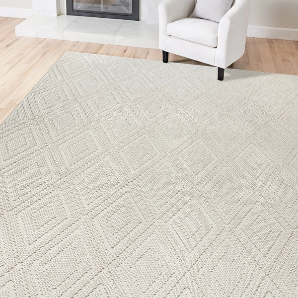 Regent Area Rug Collection, Mallory Cream  7' x 10'  (240 cm x 305 cm)