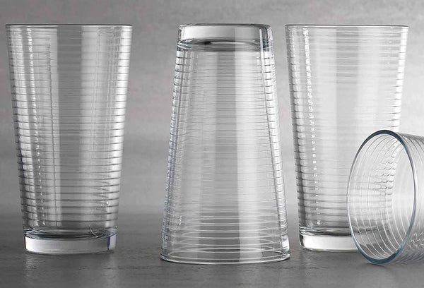 Highball Glass Cups, Premium Quality 17oz / 502ml - Set of 10