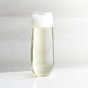 Cupcakes & Cashmere Stemless Champagne Flutes - Set of 6