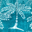 100% Cotton Beach Towel - Palm Grove Aqua