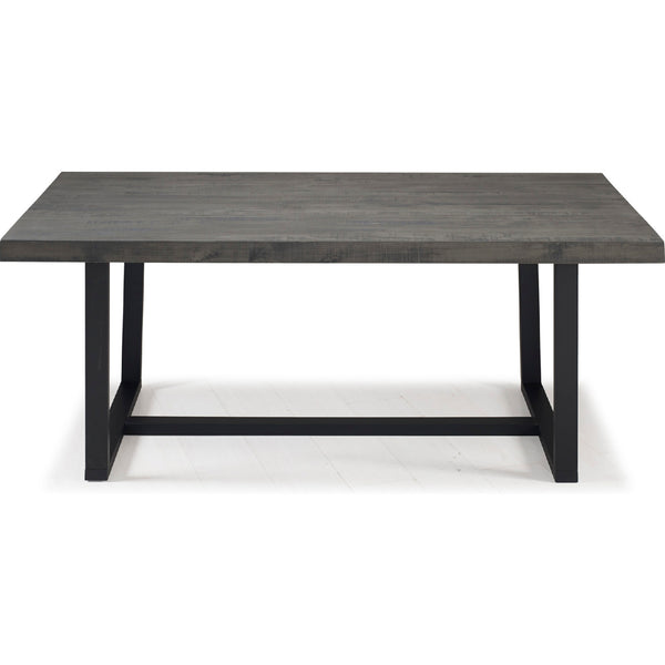 Durango Distressed Wood Dining Table -Grey