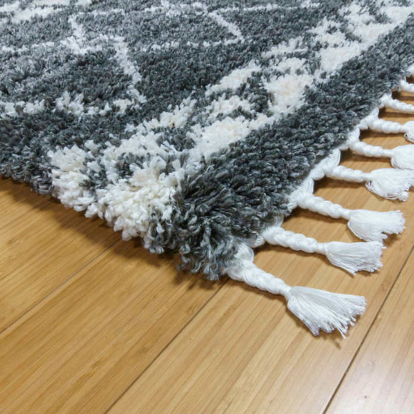 Zurich Shag Rug Collection, Catina Gray 5'3