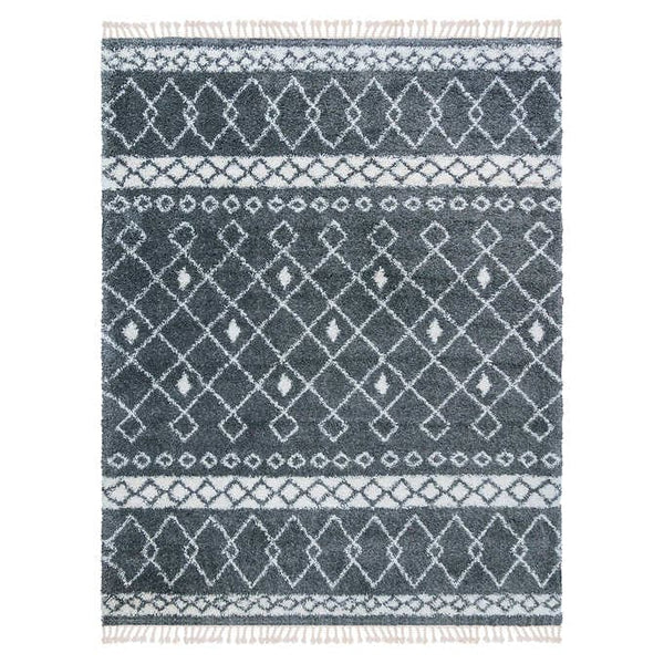 Zurich Shag Rug Collection, Catina Gray 5'3