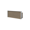 Hi Teak Rectangular 2 Person Laminate Reception Desk