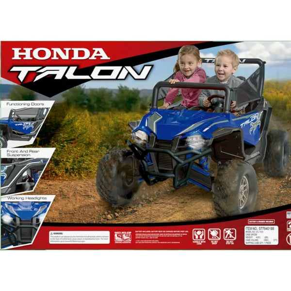 12 Volt Honda Talon UTV Ride-On 12