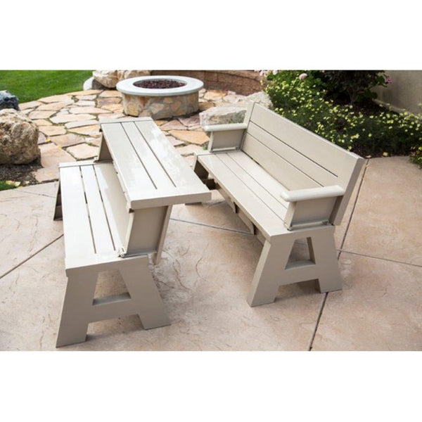 Convert-A-Bench Folding Picnic Table Bench, Sierra Timber