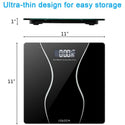 Digital Electronic LCD Personal Glass Bathroom Body Weight Weighing Scale