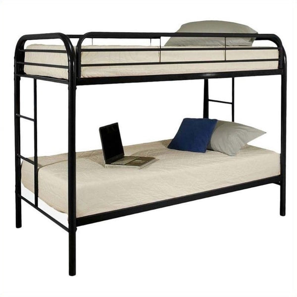 Furniture Thomas Bunk Bed Twin Over Twin in Black