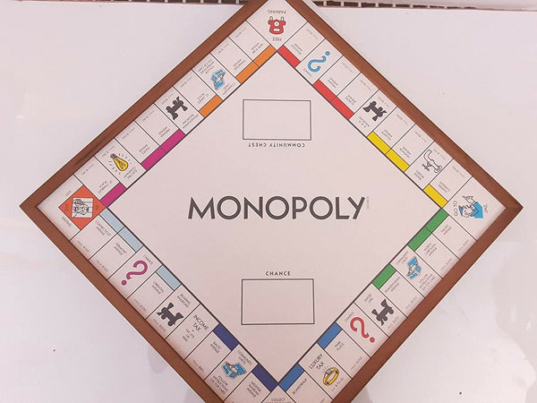 Monopoly and Clue 2-in-1 Deluxe Vintage Wood Game Set