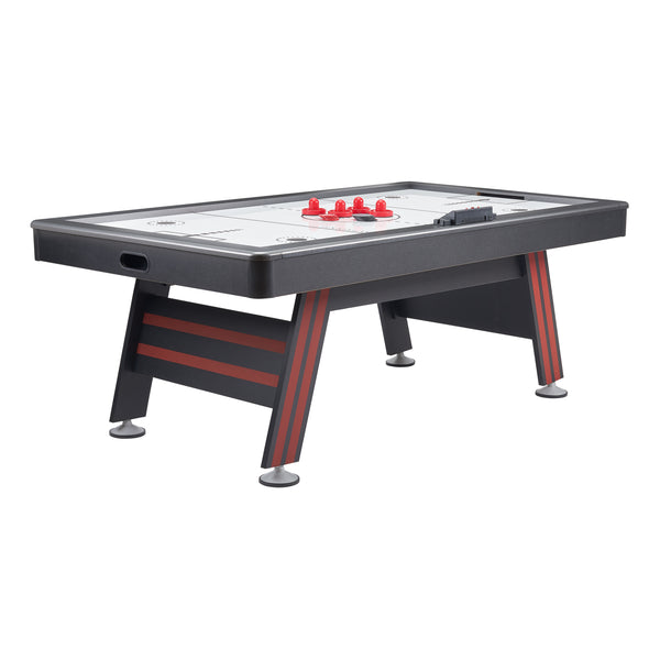 Airzone Air Hockey Table with High End Blower, 84 '', Red and Black