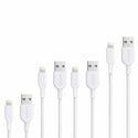 Anker PowerLine II USB-A to Lightning Cable 4-pack