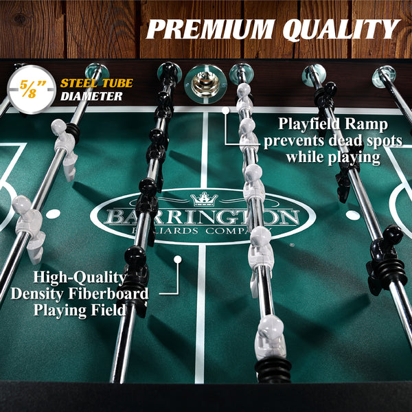 Barrington 56 Inches Furniture Foosball Soccer Game Table