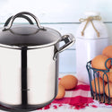 Bergner 16 Quart Stainless Steel Stock Pot with Lid