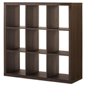 Better Homes & Gardens 9-Cube Storage Organizer, Tobacco Oak