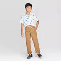 Boys' Stretch Straight Fit Pull-On Woven Pants - Cat & Jack