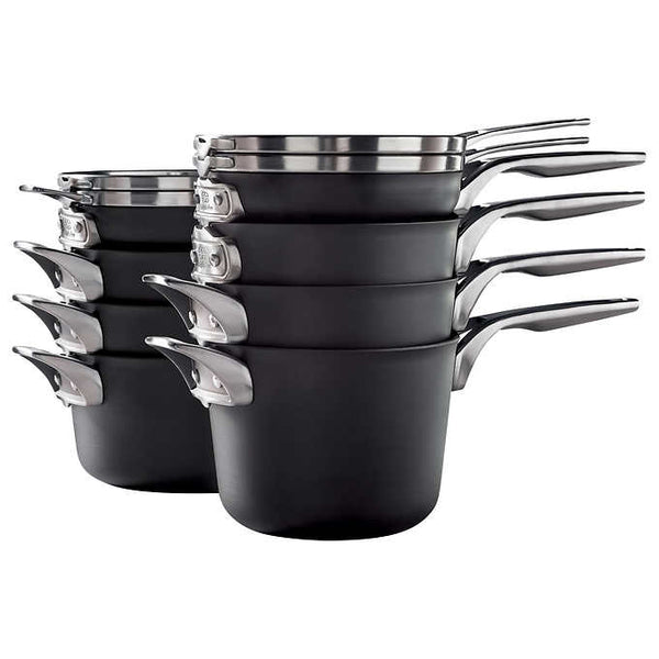 Calphalon Premier 12-piece Hard Anodized Space Saving Cookware