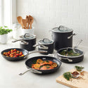 Calphalon Premier 12-piece Hard Anodized Space Saving Cookware