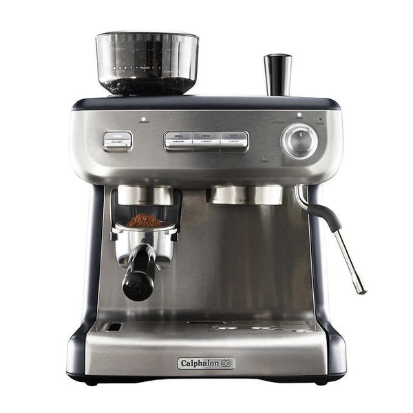 Calphalon Temp iQ Espresso Machine with Grinder and Steam Wand