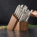 Cangshan S1 Series German Forged 17-Piece Knife Block Set, Walnut