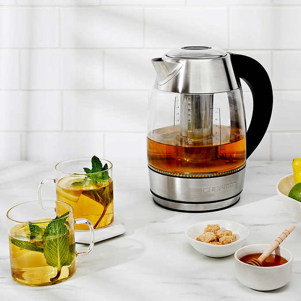 Chefman 1.8L Digital Precision Electric Kettle with Tea Infuser