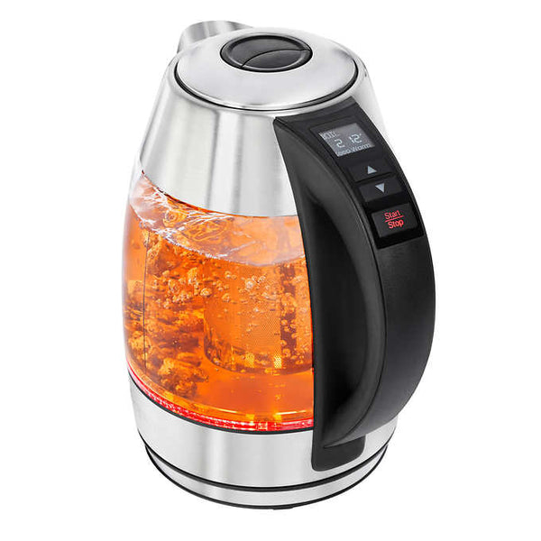 Chefman 1.8L Digital Precision Electric Kettle with Tea Infuser