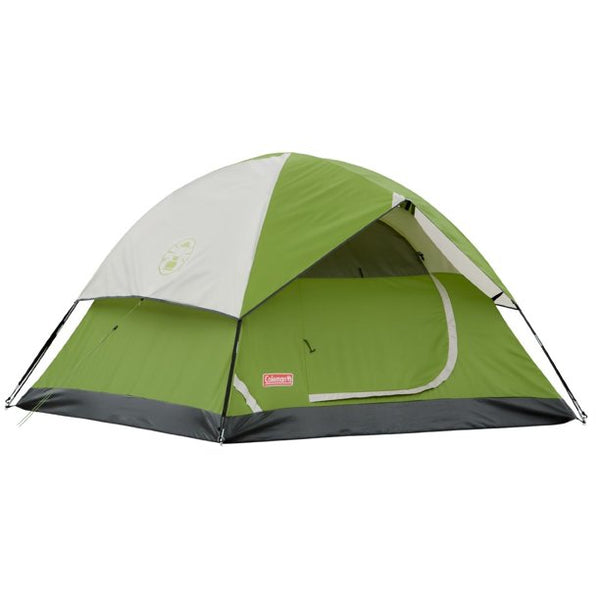 Coleman Sundome 6 Person 10 x 10 Feet 2-Pole Camping Tent, Green