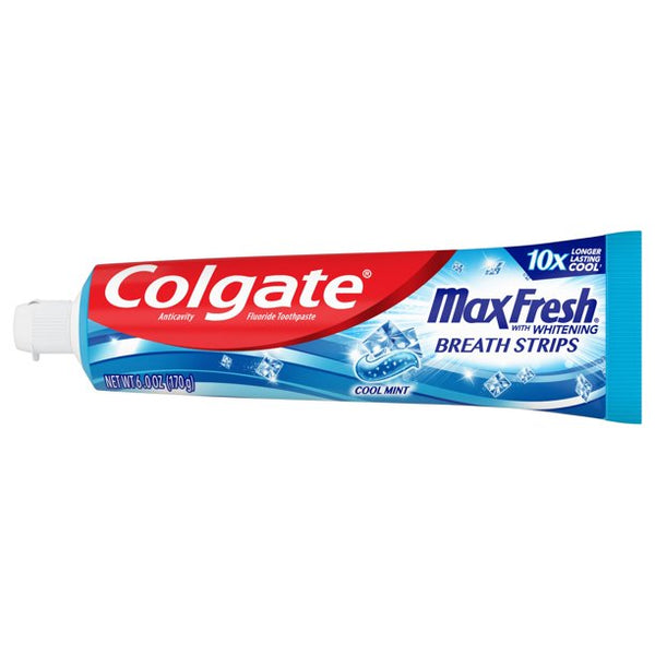 Colgate MaxFresh Stain Removing Toothpaste, Cool Mint - 206 gr