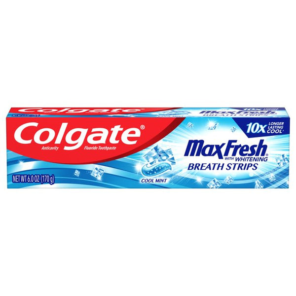 Colgate MaxFresh Stain Removing Toothpaste, Cool Mint - 206 gr