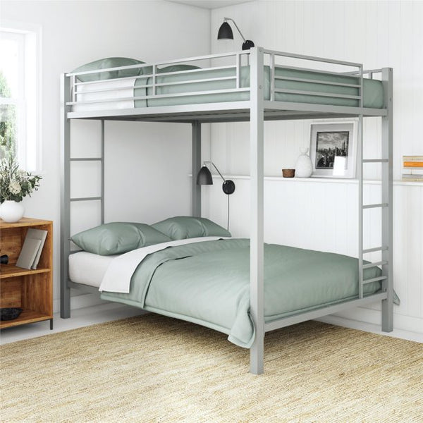 Dhp Full Over Full Metal Bunk Bed With Ladder  For Kids