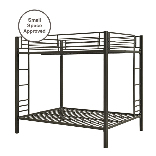 Dhp Full Over Full Metal Bunk Bed With Ladder  For Kids