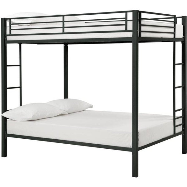 Dhp Full Over Full Metal Bunk Bed With Ladder  For Kids