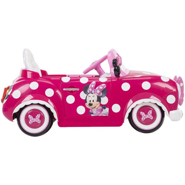 Disney Minnie Mouse Convertible Car - Electric Ride-On by Huffy