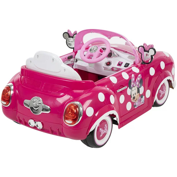 Disney Minnie Mouse Convertible Car - Electric Ride-On by Huffy