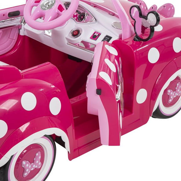 Disney Minnie Mouse Convertible Car - Electric Ride-On by Huffy