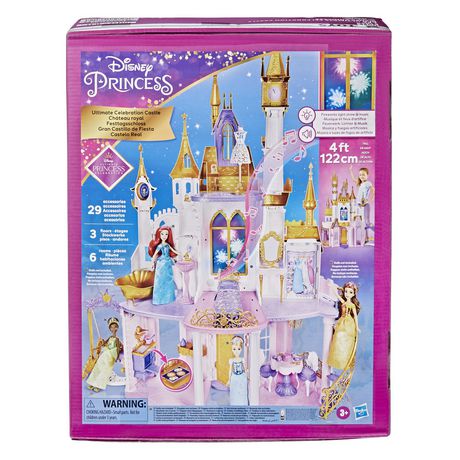 Disney Princess Ultimate Celebration Castle, Doll House with Furniture and Accessories